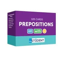 Учебный набор English Student Карточки для изучения английских слов Prepositions (рус.) (591225998)