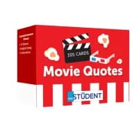 Учебный набор English Student Карточки для изучения английского языка Movie Quotes (укр.) (591226002)