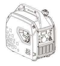 Генератор инверторный БЕНЗИНОВЫЙ Matari M2200I (1.9 kW), однофазный, 220V, 50Hz, объём бака 4л, ручной запуск