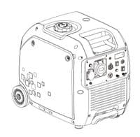 Генератор инверторный БЕНЗИНОВЫЙ Matari М6500I (6 kW), однофазный, 220V, 50Hz, объём бака 13,5л, электростартер