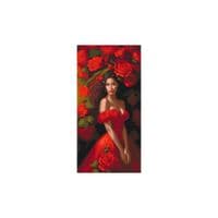 Картина по номерам ArtCraft Искушение в красном 40х80 см (10145-AC)