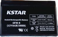 Аккумуляторная батарея KSTAR 12V 8.0AH (6-FM-8) AGM
