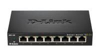 Комутатор D-Link DGS-108 8xGE, Некерований