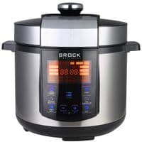 Мультиварка BROCK PMC 2006 скороварка/1000Вт/ 6л / 17 програмт/ сенсорне управління//срібляста