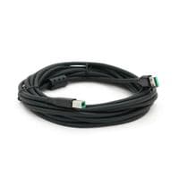 Кабель USB 2.0 VegGieg AM / BM, 5.0m, 1 ферит, Black, Q120