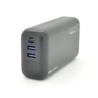 PowerBank 30000mAh, Input: (2хType-C), Output: (2хUSB, 2хType-C), PD20W, plastic, Black