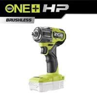 Гайковерт ударний акумуляторний Ryobi ONE+ HP RIW18C-0 18В 2800об·хв 450Нм 1/2" 4 швидкості 1.2кг без АКБ та ЗП
