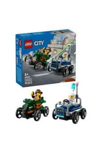 Конструктор LEGO City «Самолет против больничной койки» Набор для гонки