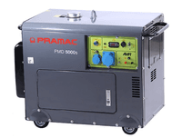 Генератор дизельный PARMAC PMD5000s, 5KW, 50HZ, 19.6A, 96dB, AVR, STARTER, 230V, объем 14,5л, расход 1,28л / ч, 910*518*682mm, 165кг ITALIA