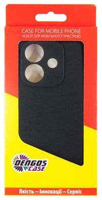 Чохол до мобільного телефона Dengos Carbon OPPO A3X (black) (DG-TPU-CRBN-216)