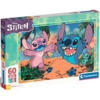 Пазл Clementoni Disney Stitch серия MAXI, 60 элементов (26596)