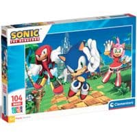 Пазл Clementoni Sonic серия MAXI 104 элемента (25764)