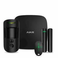 Комплект охоронної сигналізації Ajax HDR StarterKit Cam Plus, hub 2 plus, motioncam HDR, doorprotect, spacecontrol, jeweller, бездротовий, чорний