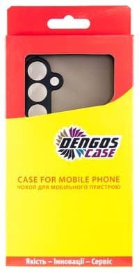 Чохол до мобільного телефона Dengos Samsung Galaxy S24 FE Matte + glass (Black) (DG-KM-117)