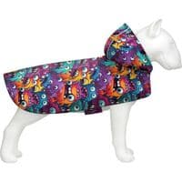 Дождевик для животных WAUDOG Clothes Накидка с капюшоном Зубастые монстры XL (359-4048)