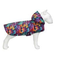 Дождевик для животных WAUDOG Clothes Накидка с капюшоном Зубастые монстры XXS (354-4048)