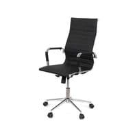 Офісне крісло Аклас Кап PB Tilt (XY-8101) Черный (PU Black) (00148893)