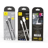 Кабель SkyDolphin S07V TPE High Elastic Line USB - micro USB (M/M), 1 м, Білий (SDUSB-000597)