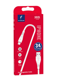 Кабель SkyDolphin S02L USB - Lightning (M/M), 1 м, Білий (SDUSB-000586)