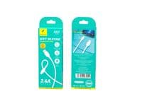 Кабель SkyDolphin S22T Soft Silicone USB - USB Type-C (M/M), 1 м, Білий (SDUSB-000602)