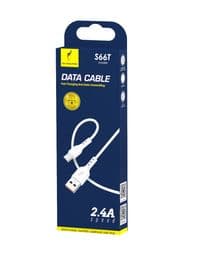 Кабель SkyDolphin S66T USB - USB Type-C (M/M), 1 м, Білий (SDUSB-000649)