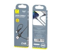 Кабель SkyDolphin S66T USB - USB Type-C (M/M), 1 м, Black (SDUSB-000650)