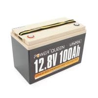 Аккумуляторная батарея LiFePO4 Power Queen 12.8V 100Ah Low-Temp ,1280Wh, BMS 100A, 329*172*214мм