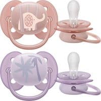 Пустушка Philips AVENT Ultra Soft ультрам'яка 0-6 міс. 2 шт (SCF091/09)