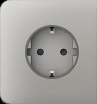 Бічна панель для вбудованої розетки Ajax SideCover for Outlet Basic, oyster