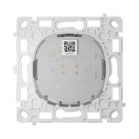 Реле двухклавишный выключатель проходного типа Ajax LightCore Vertical 2-gang 2-way for LightSwitch Jeweler, беспроводный