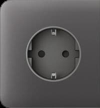 Бічна панель для вбудованої розетки Ajax SideCover for Outlet Basic, grey