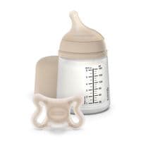 Набор кормления новорожденных Suavinex Zero. Zero Beige (бутылка 180 мл + пустышка) (308426)