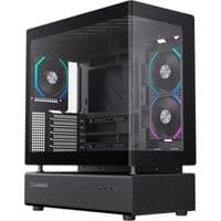 Корпус компьютерный Midi ATX без блока питания X, M-ATX, ITX. (Support BTF),Tempered Glass,Mesh,USB N80 BK