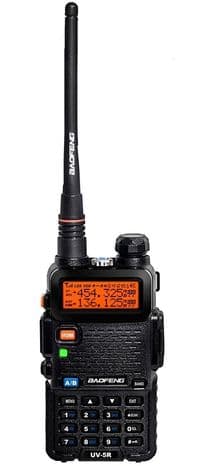 Радіостанція Baofeng UV-5R, Black, LCD 320х240, 2.4", UHF：400~470 МГц; VHF:136~174 МГц, ємність каналу 128, 1800 мАг