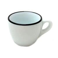 Чашка Ancap espresso 75 мл, серия Verona Colored Rims Black (37251)