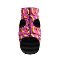 Курточка для животных WAUDOG Clothes Бананы на розовом S 30 (404-4055)