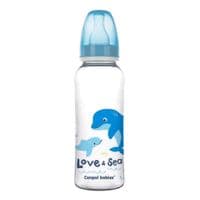 Бутылочка для кормления Canpol babies PP LOVE&SEA 250 мл голубая (59/400_blu)