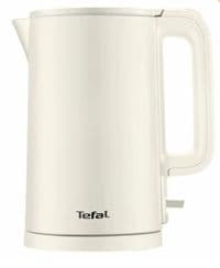 Электрочайник Tefal Thermo Protect, 1.5л, пластик, нержавеющая сталь, светло-бежевый
