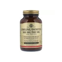 Вітамін Solgar Холін і Інозитол, Choline / Inositol, 500 мг / 500 мг, 100 к (SOL-00850)