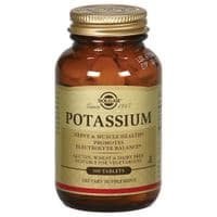 Минералы Solgar Калий, Potassium, 99 мг, 100 таблеток (SOL02260)