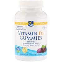 Витамин Nordic Naturals Витамин D3, 1000 МЕ, Вкус Ягод, Vitamin D3, 120 жевательных ве (NOR-31141)