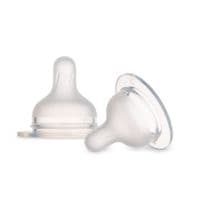 Соска Canpol babies силиконовая к бутылочке S-Shape S (мини) 2 шт (59/891)