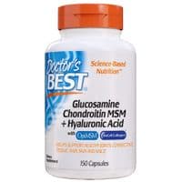 Вітамінно-мінеральний комплекс Doctor's Best Глюкозамін Хондротін МСМ + Гіалуронова Кислота, BioCell Co (DRB-00271)