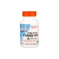 Витамин Doctor's Best Полностью Активированный Фолат 400мкг, Quatrefolic, 90 гелевые (DRB-00262)
