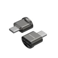 Картридер Vention USB 2.0 Type-C MicroSD Card Reader Gray Zinc Alloy Type