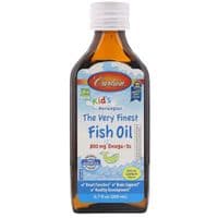Жирные кислоты Carlson Рыбий Жир для Детей, Лимонный Вкус, Kid's Fish Oil Lemon, (CAR-01543)