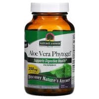 Травы Nature's Answer Алоэ вера фитогель, 250 мг, Aloe Vera Phytogel, 90 вегетарианских (NTA-16114)