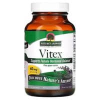 Травы Nature's Answer Витекс, 40 мг, Vitex, Agnus-Castus Chaste Tree Berry, 90 вегетарианских кофе. (NTA-16354)