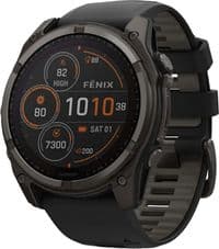 Смарт-годинник Garmin fenix 8 51mm,Saph Solar,CrbnGry Ti/Blk,Blk/PblGryBnd (010-02907-11)