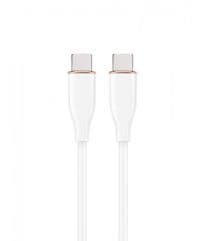 Кабель Cablexpert CC-USB2S-CMCM-1.5M-W, преміум якість USB 2.0 C-тато\С-тото,1.5 м.